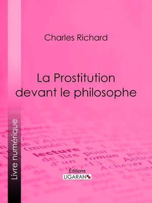cover image of La Prostitution devant le philosophe